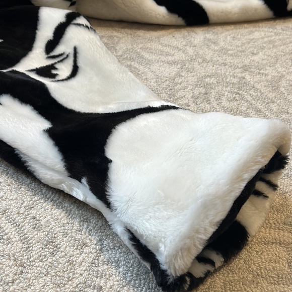 DONNY Brooks RIHANNA Faces Plush Jacket 1980’s Oversized Extra Small - Picture 11 of 14